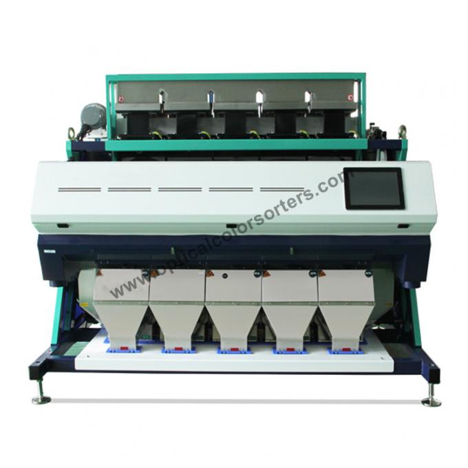 Five Chutes Grain Colour Sorter , High Accuracy Grain Processing Equipment