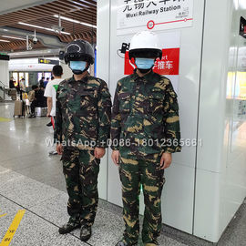 Infrared Police Safety Bluetooth Smart Temperature Measuring Helmet