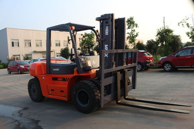 Orange Electric Diesel Powered Forklift China Engine Chaoyang 6102 Euro II
