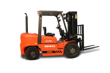 Large Capacity Diesel Powered Forklift With Automatic Transmission 3.5T