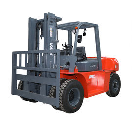 150mm Fork Width Rough Terrain Forklift CPCD70 Diesel Power Capacity 7000kg