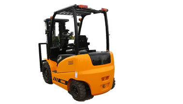 Yellow Green Electric Warehouse Forklift / 2 TON Ride On Forklift Truck