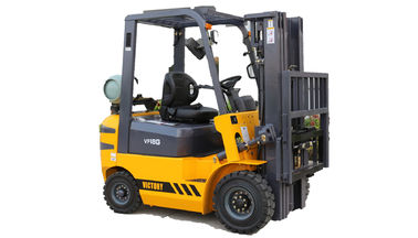 High Lift Portable Gasoline Forklift In Warehouse , Compact Forklift Trucks