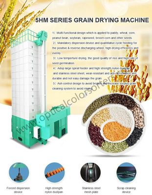 Rice Mill Machine Paddy Dryer 15 Ton Rice Paddy Dryer