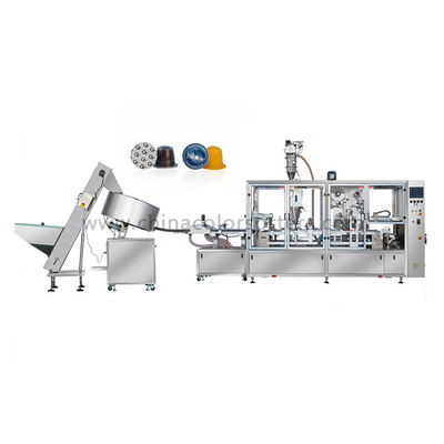 Four Lanes 140pcs/Min Nespresso Coffee Capsule Filling Machine