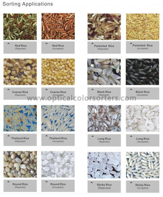 High Output CCD Rice Sorting Machine 8 Chute Intelligent Operation Interface